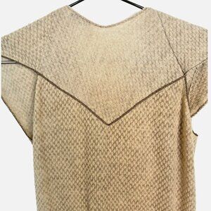 BOTTEGA VENETA cream wool sleeveless dress EU size 42 medium